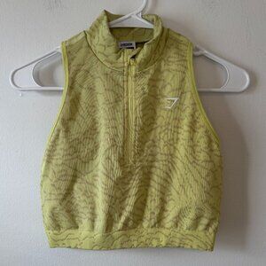 Gymshark Yellow Crop Top